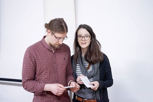 Martin and Nadia, pictured, founded Lëtzcast to podcast about life in Luxembourg Lëtzcast