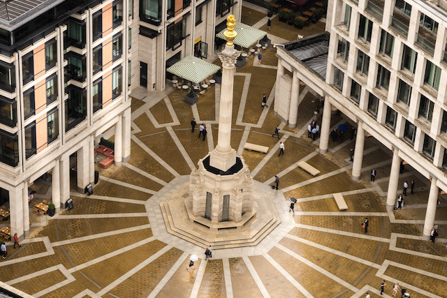 Stock exchanges have transformed fundamentally over the last 25 years. Pictured is Paternoster Square, the location of the London Stock Exchange. Shutterstock