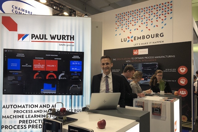 Stephan Weyer of Paul Wurth, an international engineering company whose main business is the modernisation and digitalisation of plants and factories Delano