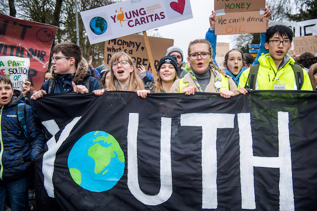 A Youth for Climate march in Luxembourg in 2019 Nader Ghavami