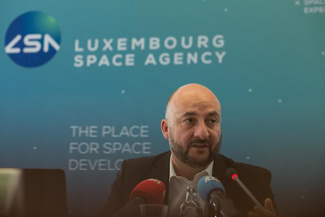 Deputy prime minister and economy minister Etienne Schneider is pictured in this archive photo taken at the launch of the Luxembourg Space Agency in September 2018 Matic Zorman/archive