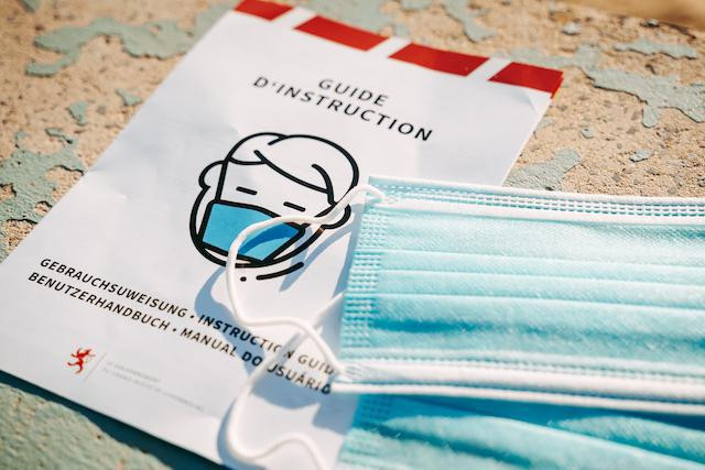 Surgical masks should be preferred over fabric ones on public transport, the government said this week Shutterstock
