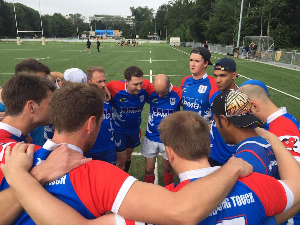 The men’s team enjoyed good preparation at a den Haag tournament earlier this year. Luxembourg Touch