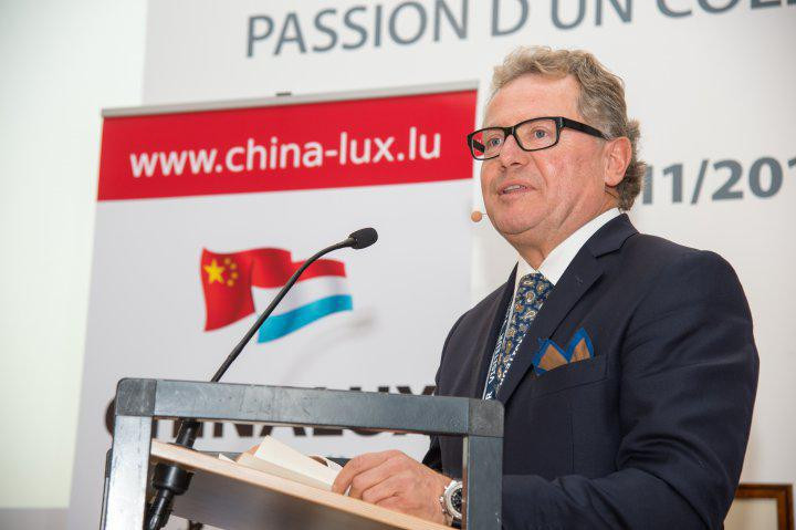 Dirk Dewitte speaks at a Chinalux event in November 2013 Charles Caratini
