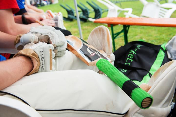 Cricket gear is seen during a special match at Pierre Werner Cricket Ground in Walferdange on 23 July 2016 LaLa La Photo