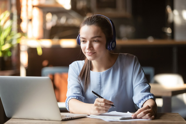 Women in Luxembourg were less likely than men to use the internet for online courses, but there was near parity in above basic digital skills amongst 16 to 24-year-olds.  Shutterstock