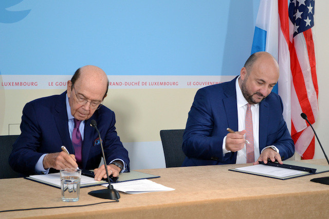 The signing of the MoU took place in Luxembourg City on 10 May 2019 MECO