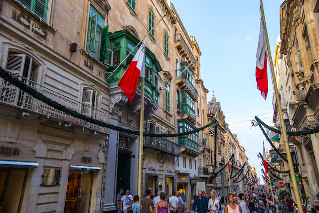 September 2018 photo shows a historical part of La Valetta, Malta Shutterstock