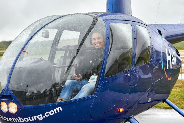 Barbara Agostino has dreamed of flying a helicopter since she was a teenager. Andrés Lejona/Maison Moderne