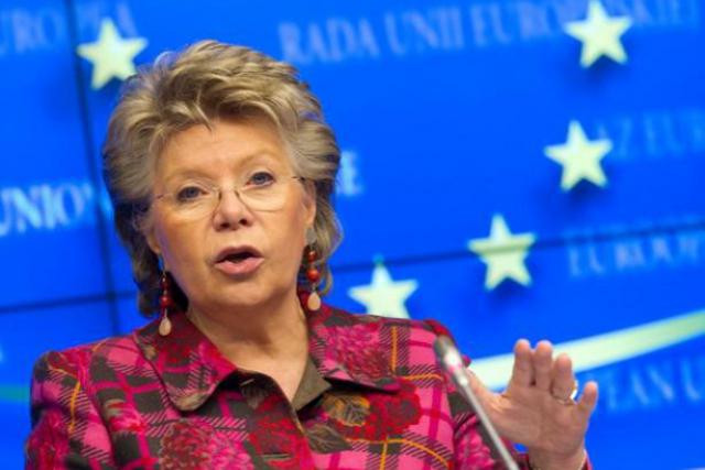 Viviane Reding speaks at a European Council event in 2012 European Council (archives)