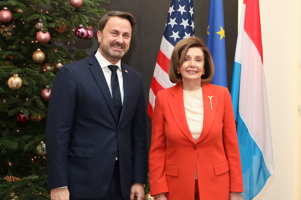 PM Bettel met with Nancy Pelosi on Sunday Luc Deflorenne