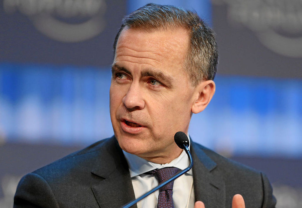 Mark Carney, here at the World Economic Forum, painted a bleak economic picture at a cabinet meeting on Thursday. (Photo:  World Economic Forum)