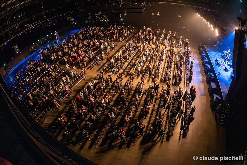 Audience at the Serge Tonnar concert held on Friday, 21 May 2021. (Photo: Rockhal)