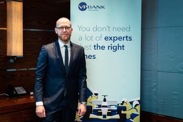 Felix Brill, chief investment officer of VP Bank Group, presented investment views to members of the press on Tuesday VP Bank