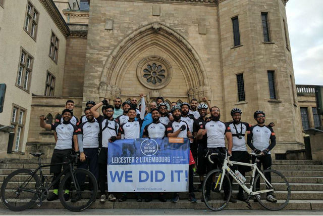 The Riders of Shaam’s six-day odyssey ended in dramatic style on the evening of 10 August when the group arrived at their final destination, in front of Notre Dame cathedralPhoto: Riders of Shaam Riders of Shaam