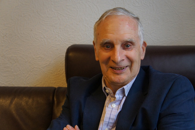 Steven Frank, 84, talks about his experiences as a holocaust survivor in schools Delano