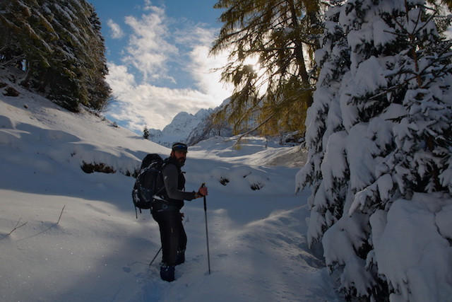 For Italian writer Davide Sapienza, who has lived in the Bergamo Alps since 1990, “walking is like breathing” Zanotti