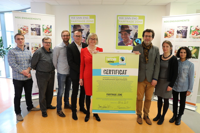 Restpolis, the public network of cafeterias and restaurants in schools, received the Fairtrade certificate. SIP