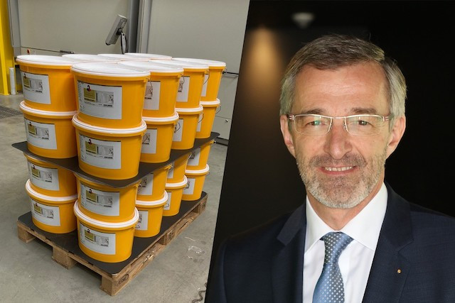 4,000 liters of Robin Loop were produced for this pilot project--which should materialize, according to Gérard Zoller. Peintures Robin