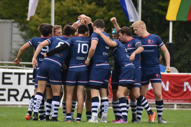 Luxembourg’s U18 7s, pictured, finished fourteenth in the elite European Rugby Sevens Championship Luxembourg Rugby Federation