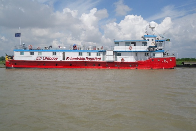 NGO Friendship has increased its hospital ships (Lifebuoy Friendship Hospital pictured here) in Bangladesh since its start, and Satmed has helped them serve over 73,000 patients during the covid-19 crisis Friendship NGO