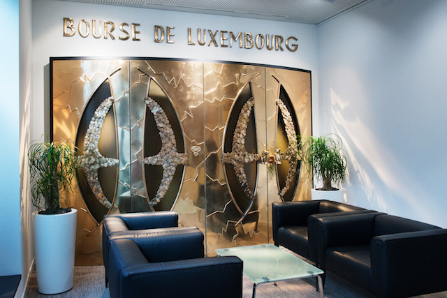 The iconic doors from the last Luxembourg Stock Exchange office made for a 1995 visit by the Grand Duke LaLa La Photo