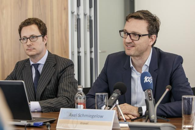 Javier Juncadella (Nektria) and Axel Schmiegelow (iTravel) Maison Moderne
