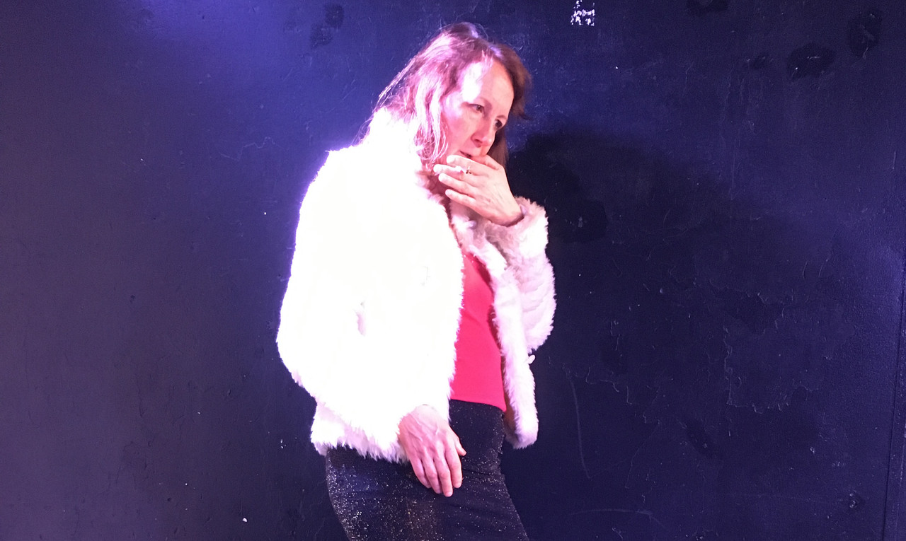 Lesley Chesters rises above the stereotype in her portrayal of the slag in Jim Cartwright's short play, part of the double bill put on by Two Shoes Theatre Company Two Shoes Theatre Company