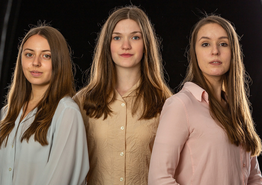 Gina Millington, Hayley Dawson and Céline Planata are all superb as multiple characters in BGT’s production of “Wolves Are Coming For You”. BGT