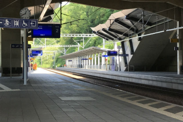 The opening of the Pfafenthal-Kirchberg train station in December 2017 has helped relieve pressure on the overloaded railway network in Luxembourg Maison Moderne