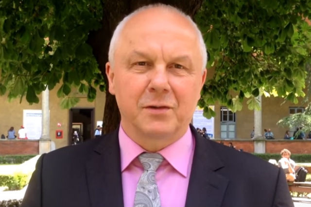 The international reputation of Dieter Ferring, pictured, “has greatly contributed to the reputation of research in psychology and developmental psychology at the University” YouTube screenshot