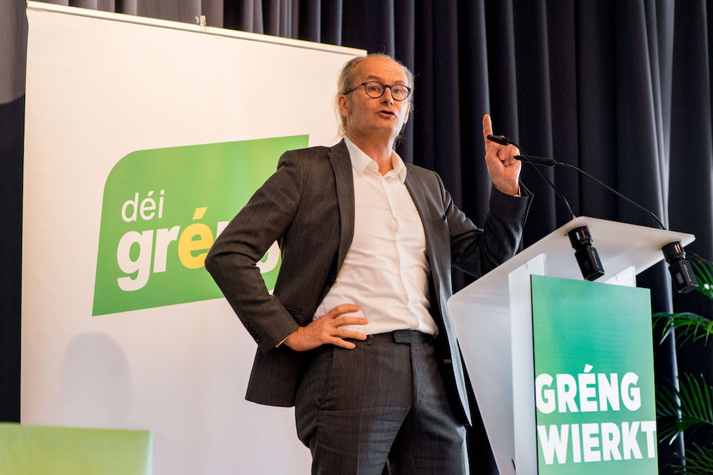 Claude Turmes at the Green party congress in February this year. He has been recognised as one of the hardest working MEPs in Strasbourg. Nader Ghavami