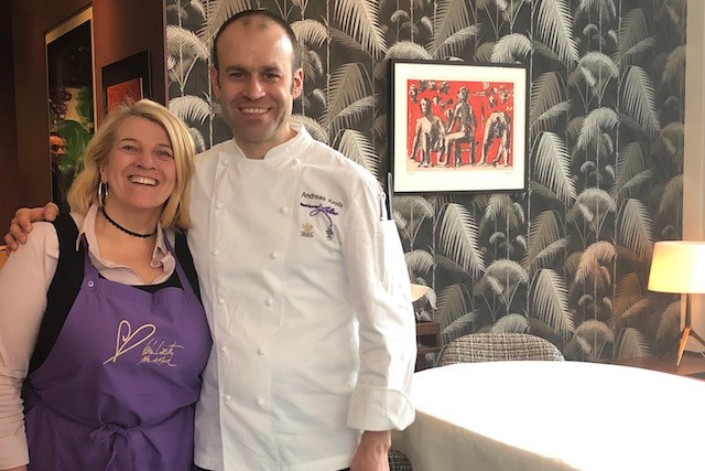 Andreas Krolik of Restaurant Lafleur (right) has said of Léa Linster (left) that they share a similar philosophy of dining when it comes to purity of ingredients. MM