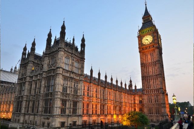 The houses of parliament in London. British citizens who are eligible to vote in the elections on 12 December have until 26 November to register. Shutterstock