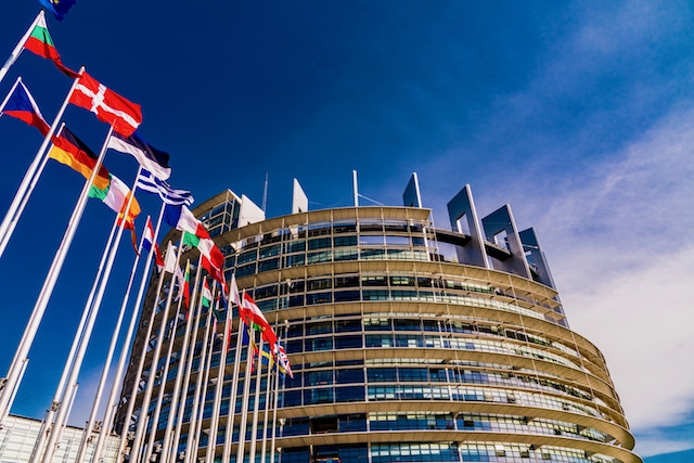 The European parliament building in Strasbourg Shutterstock