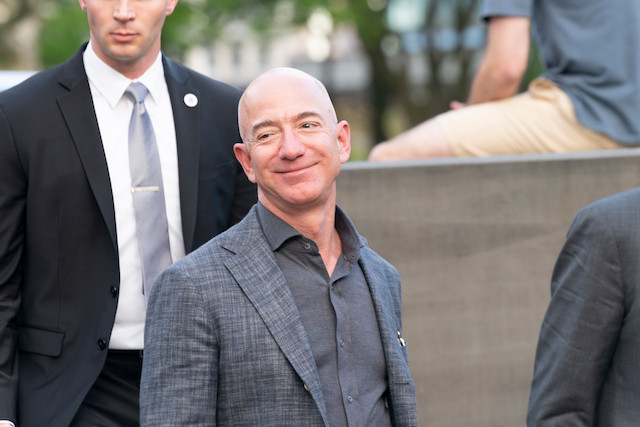 Jeff Bezos, pictured, wants to save the world--it’s been good to him, after all. Shutterstock