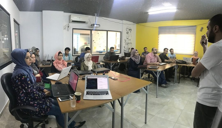 Gaza Sky Geeks kicked off its 5th Code Academy cohort on 1 July Gaza Sky Geeks