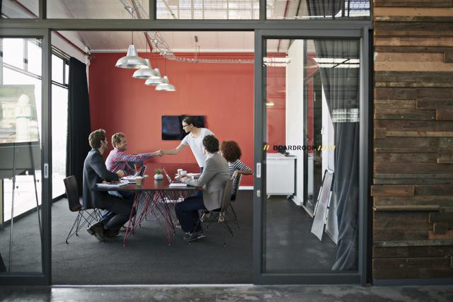 Popwork, a year-old Luxembourg startup, is an online booking site like Tripadvisor and Airbnb, but to reserve short-term office space (one location pictured here), according to its CEO. Popwork