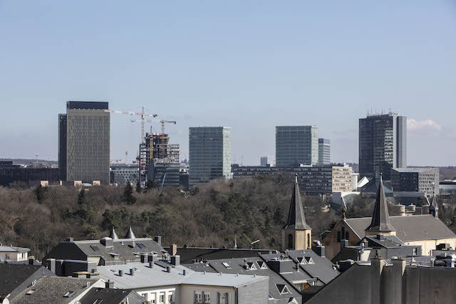 View of Luxembourg's Kirchberg business district in 2019 Jan Hanrion