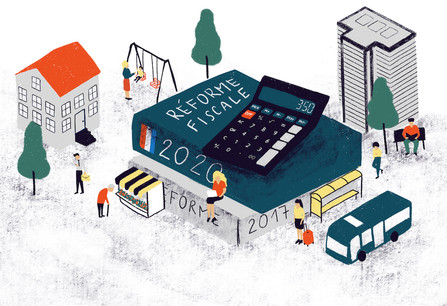 La réforme fiscale, un chantier colossal tant les attentes sont nombreuses. (Illustration: Ellen Withersova)