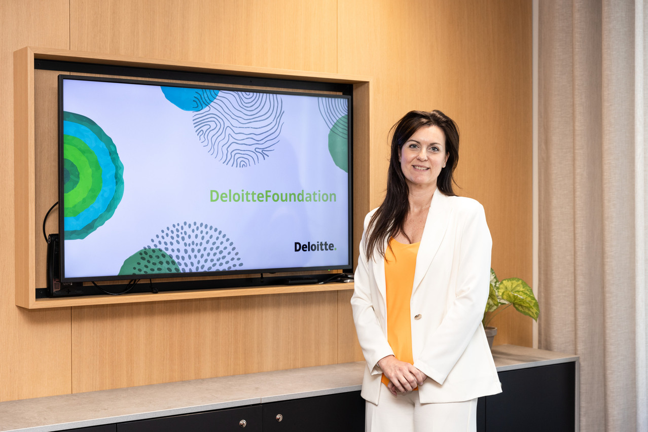 Deloitte’s Francesca Messini says the foundation aims to reach 19,000 individuals through its education programme by 2030. Photo: Romain Gamba / Maison Moderne