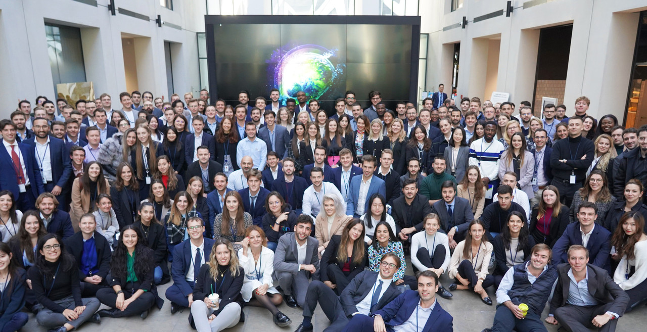 Deloitte's 300 new hires, coming from 28 different nationalities, were introduced to the company during an induction programme at the DSquare auditorium. Photo: Deloitte