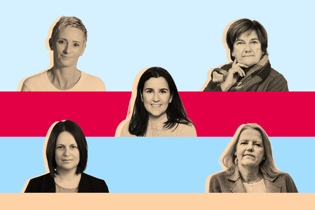 Les cinq femmes CEO dévoilées aujourd’hui sur paperjam.lu sont Carine Demangeon, Michèle Detaille, Octavie Dexant, Lydie Diederich et Colette Dierick. Découvrez-les! (Montage: Maison Moderne)