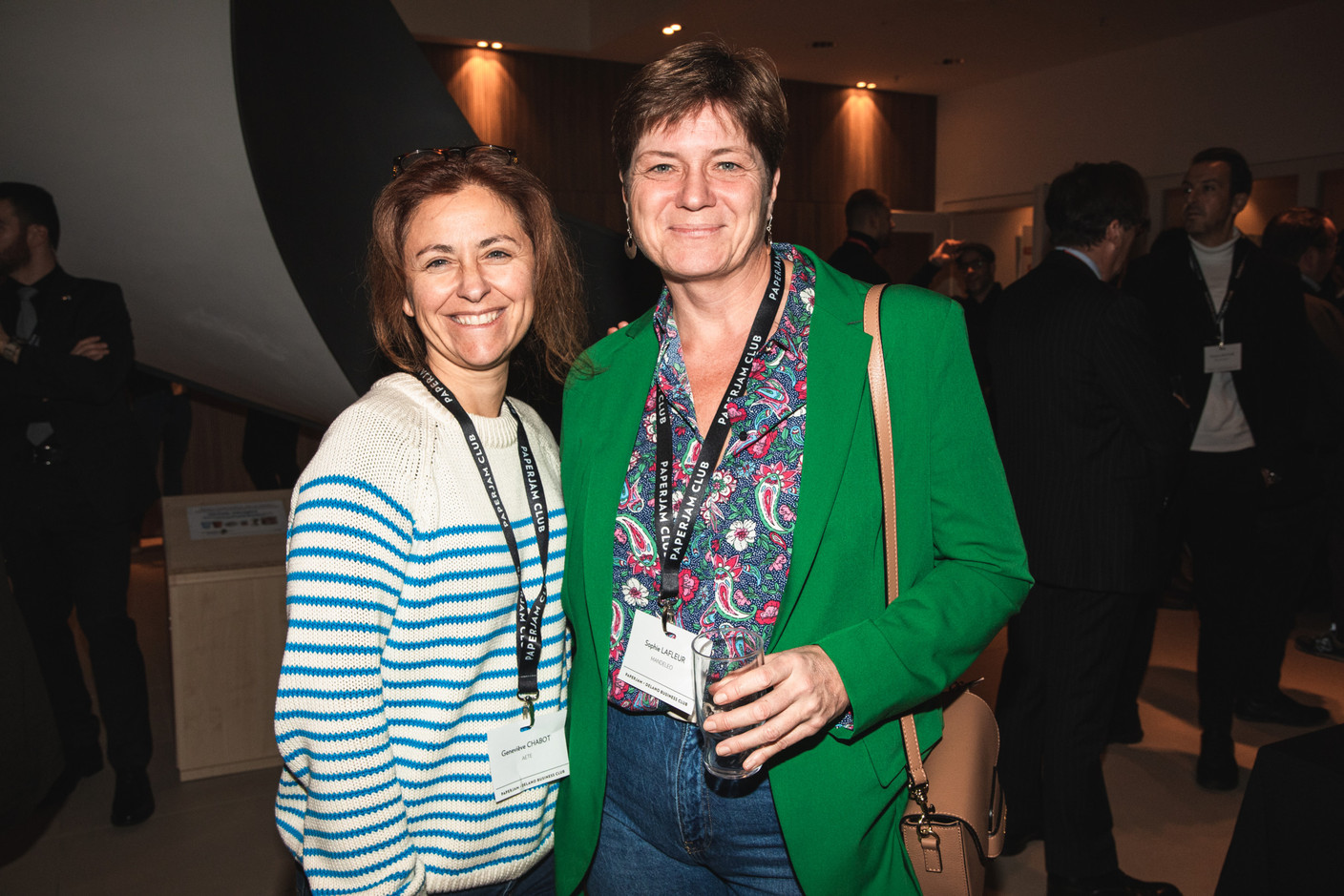 Geneviève Chabot (Aete) et Sophie Lafleur (Mandeleo). (Photo: Eva Krins/Maison Moderne)