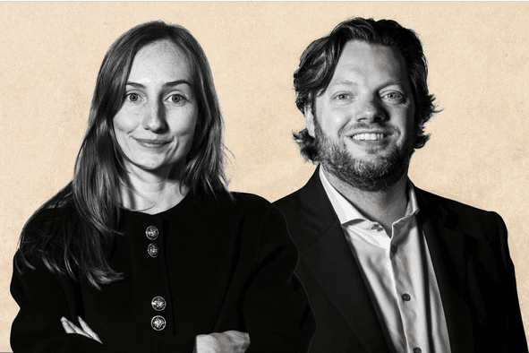 Anne-Lise Vandevoir, Investment Funds Senior Associate & Kristof Meynaerts, Investment Funds Partner at Clifford Chance Credit: Crossfire for Maison Moderne