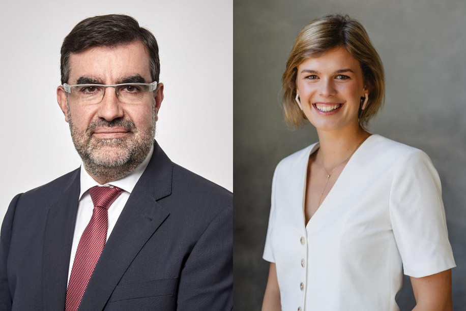 Josep Ramoneda, chief operating officer COO of Creand Wealth & Securities and Melanie Moos, managing director of Depowise Luxembourg.  Photo: Depowise Luxembourg