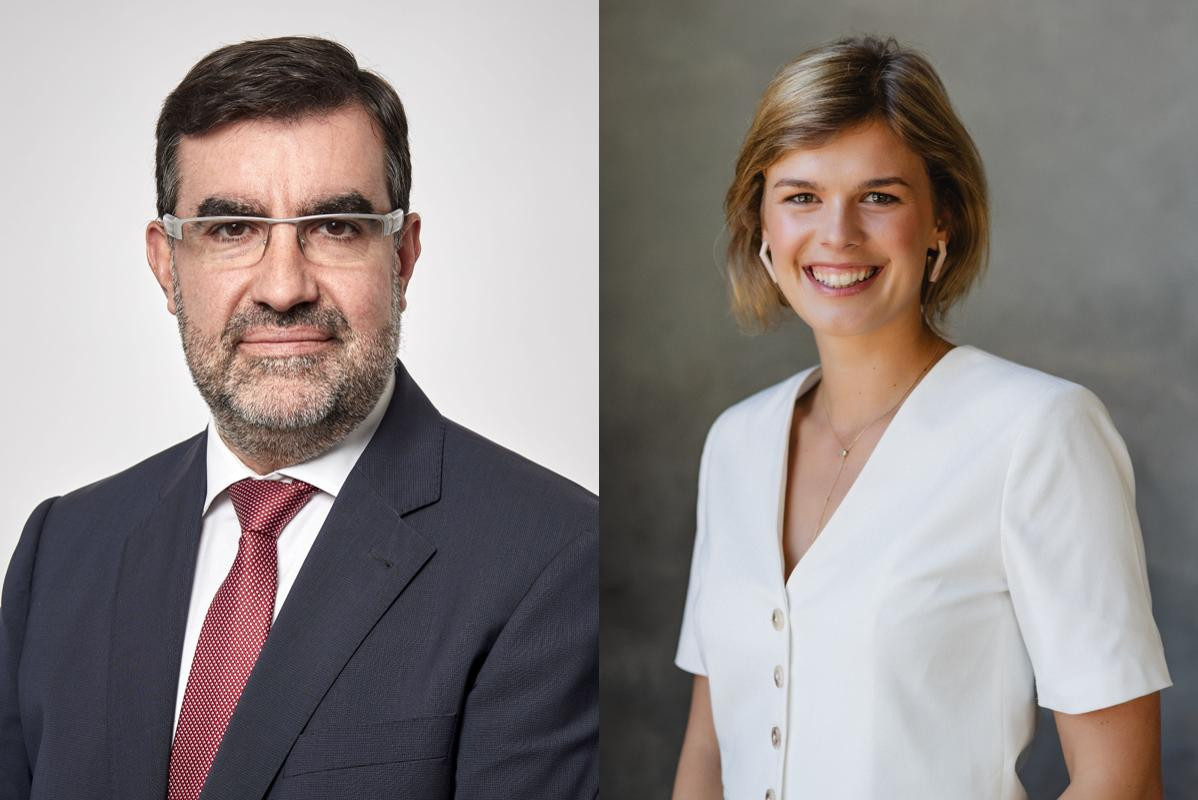 Josep Ramoneda, chief operating officer (COO) de Creand Wealth & Securities, et Melanie Moos, managing director de Depowise Luxembourg. (Photo: Depowise Luxembourg)