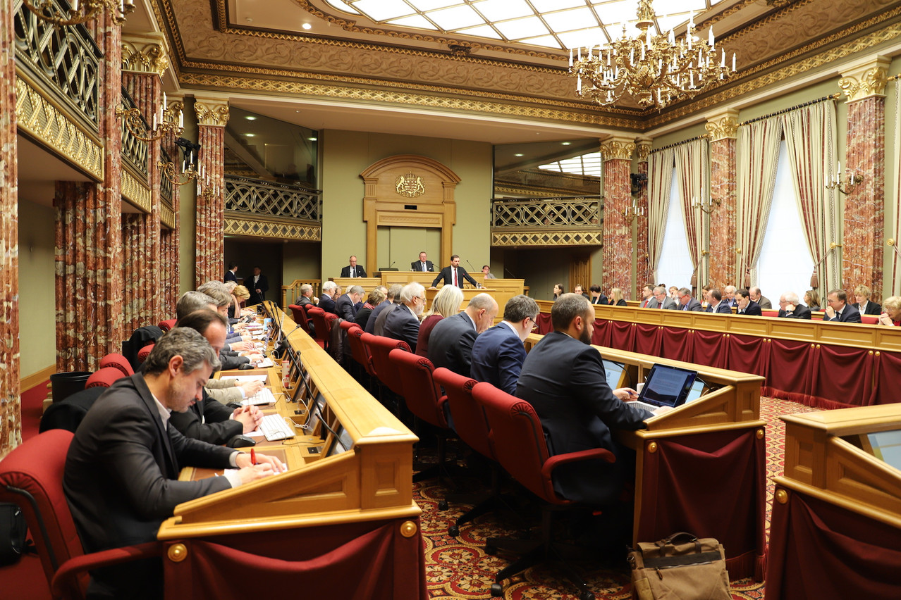 Mardi 17 décembre, le député Yves Cruchten (LSAP) présentait son rapport sur le projet de budget 2020. (Photo: Chambre des députés)