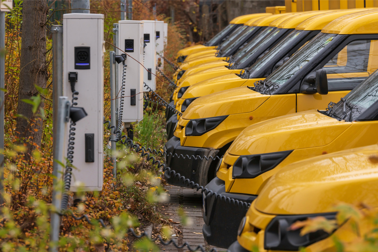 DHL Express va accueillir 8 camionnettes 100% électriques au Luxembourg en septembre. L’ambition est de livrer la capitale uniquement avec des véhicules électriques. (Photo: Shutterstock)