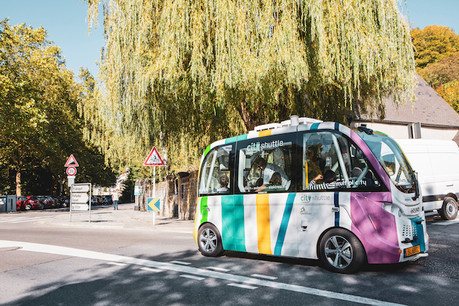 Le projet pilote de navettes autonomes se poursuit à Luxembourg et voit ses horaires étendus. (Photo: Maison Moderne)